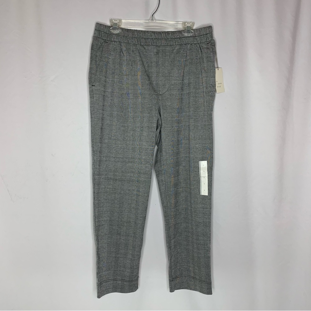 A New Day Womens High Rise Slim Straight Ankle Pull One Pants Comfy Stretchy - Picture 14 of 15